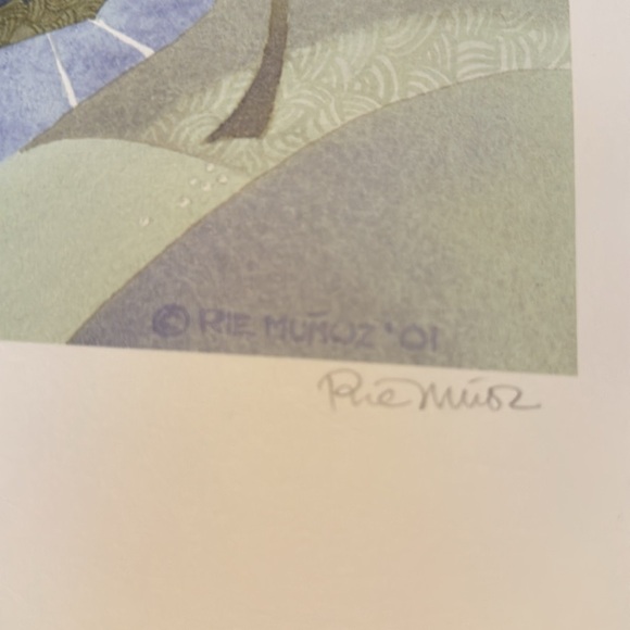 Rie munoz print art the good book 2001 - Picture 2 of 9